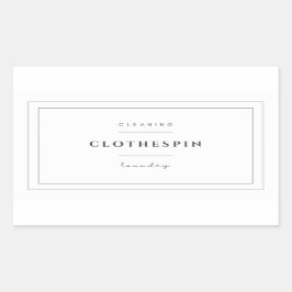 Clothespin Label Sticker
