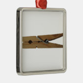 Clothespin Metalen Ornament (Rechts)