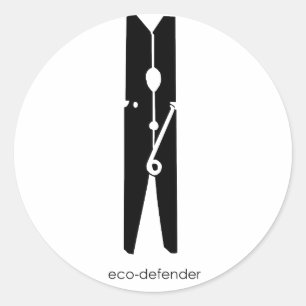 CLOTHESPIN RONDE STICKER