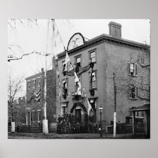 Clothing 1865 uit de burgeroorlog poster