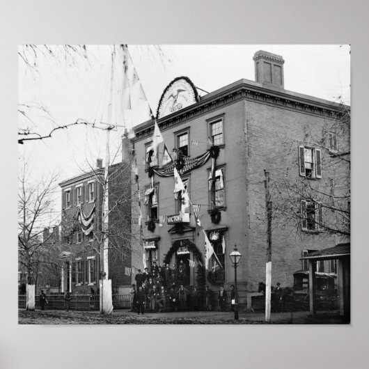 Clothing 1865 uit de burgeroorlog poster (Voorkant)