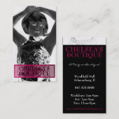 Clothing Boutique Business Card Templates Visitekaartje (Voorkant / Achterkant)