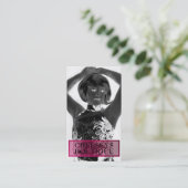 Clothing Boutique Business Card Templates Visitekaartje (Staand voorkant)