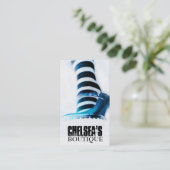 Clothing Boutique Business Card Templates Visitekaartje (Staand voorkant)