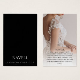 Clothing brand with photo Business Card Visitekaartje