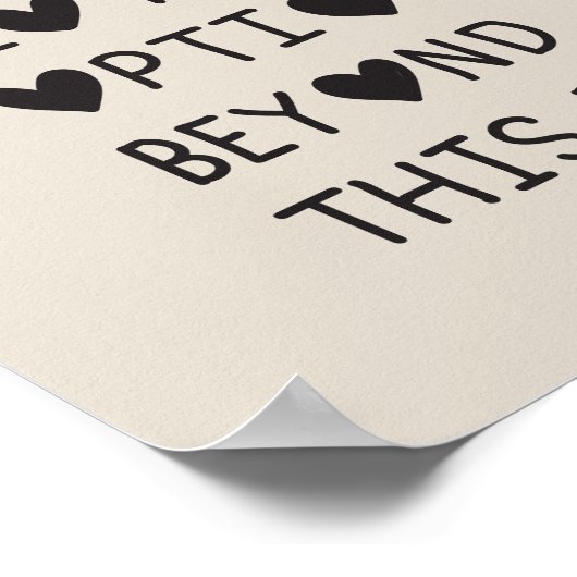 Clothing Optional Beyond This Point Poster (Hoek)