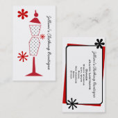 Clothing Store Boutique - Polka Dot Mannequin Visitekaartje (Voorkant / Achterkant)