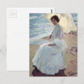 Clotilde on the Beach - Joaquín Sorolla Briefkaart (Voorkant / Achterkant)