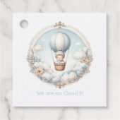 Cloud 9-Baby shower Bedankjes Labels (Voorkant)