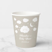 Cloud 9-baby shower papieren bekers (Voorkant)