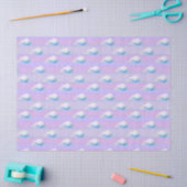 Cloud 9 Bewolkte Paarse en Blauwe Tissuepapier (Craft)