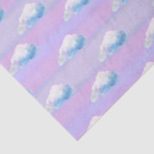Cloud 9 Bewolkte Paarse en Blauwe Tissuepapier (Detail)