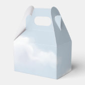 Cloud 9 Blauw Bruidsboeketfeest Bedankdoosjes (Achterkant)