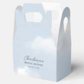 Cloud 9 Blauwe Bruidsmeisjesborrel Bedankdoosjes (Geopend)
