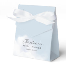 Cloud 9 Blauwe Bruidsuitnodiging