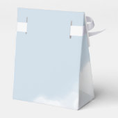 Cloud 9 Blauwe Bruidsuitnodiging Bedankdoosjes (Achterkant)