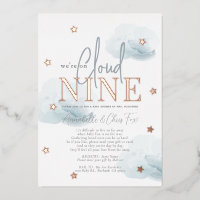 Cloud 9 Blauwe Wolken Jongens Babyfeest per Post