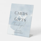 Cloud 9 Blue Sky Boy Baby shower Kaarten & Cadeaus Reclamebord Met Voetstuk (Voorkant)