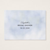 Cloud 9 Blue Sky Raad hoeveel kussen spel Visitekaartje (Achterkant)