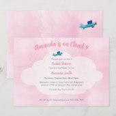 Cloud 9 bruids douche uitnodiging (Voorkant / Achterkant)