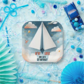 Cloud 9 Fly Kinder Sky Joy Vliegtuig 1e Verjaardag Papieren Bordje (Feest)