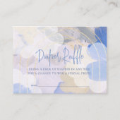 Cloud 9 Gouache Baby shower Luier Raffle Informatiekaartje (Voorkant)
