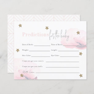 Cloud 9 Gouden Sterren Roze Meisje Baby Voorspelli