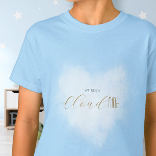 Cloud 9 Hemel Baby Shower Grote Broer Zus T-shirt