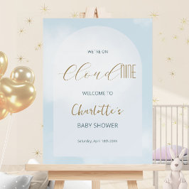 Cloud 9 Hemelsblauw Welkom Baby Shower