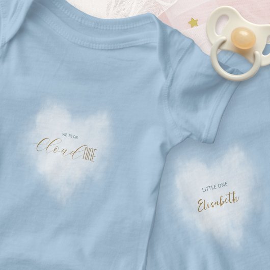 Cloud 9 Hemelsblauwe Baby Shower Romper