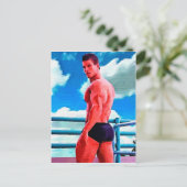 Cloud 9 Hunk Briefkaart (Staand voorkant)