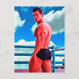 Cloud 9 Hunk Briefkaart