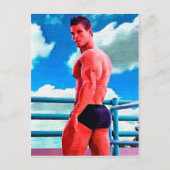 Cloud 9 Hunk Briefkaart (Voorkant)