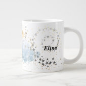 Cloud 9 met Sun reuze koffie-mok Grote Koffiekop (Rechts)