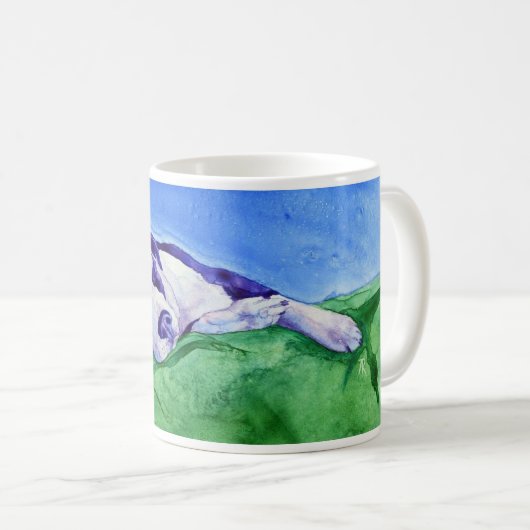 "Cloud 9" Mok gemengde borsthond (Voorkant rechts)