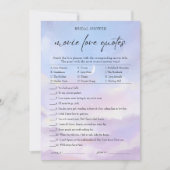 Cloud 9 Movie Love Quotes Vrijgezellenfeest Game K Kaart (Voorkant)