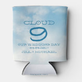 Cloud 9 negen huwelijksdag gunsten blikjeskoeler (Voorkant)