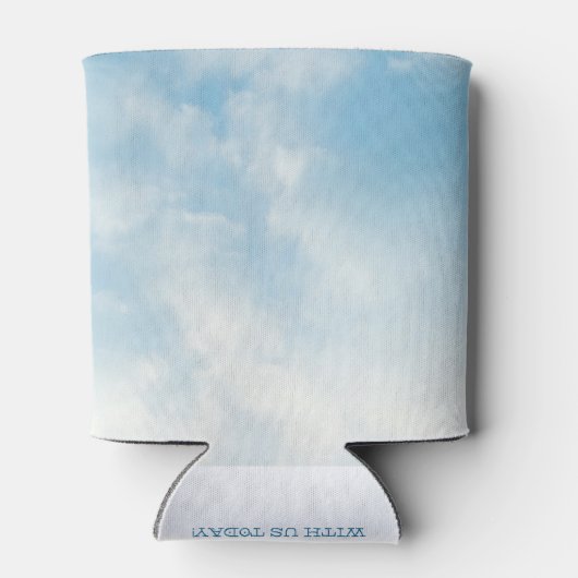 Cloud 9 negen huwelijksdag gunsten blikjeskoeler (Achterkant)