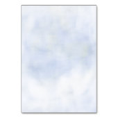 Cloud 9 Pastel Blue Chic Vrijgezellenfeest Place C Kaart (Achterkant)