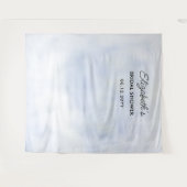 Cloud 9 Pastel Blue Sky Vrijgezellenfeest Achtergr Wandkleed (Voorkant (horizontaal))