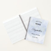 Cloud 9 Pastel Blue Sky Vrijgezellenfeest cadeau l Notitieboek (Binnen)