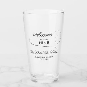 Cloud 9 pastelblauw Elegant eenvoudig Vrijgezellen Glas