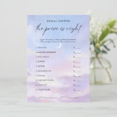 Cloud 9 Raad de juiste prijs Vrijgezellenfeest spe Kaart (Staand voorkant)