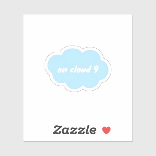 Cloud 9 sticker (Vel)