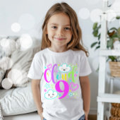 Cloud 9 T-shirt Neon Rainbow Clouds T-shirt