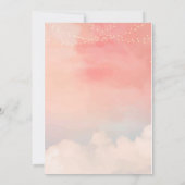 Cloud 9 Verjaardag Uitnodiging 9e Verjaardag Uitno (Achterkant)