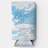 Cloud 9 Vrijgezellenfeest Custom Seltzer Blikjeskoeler (Voorkant)