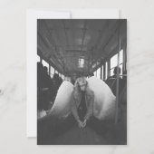 Cloud 9 Vrijgezellenfeest Theme Minimale Moderne F Kaart (Achterkant)