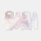 Cloud 9 Watercolor Bruidsdiner Bedankdoosjes (Uitgevouwen)