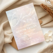 Cloud 9 Waterverf Sky Baby shower Invitation Kaart